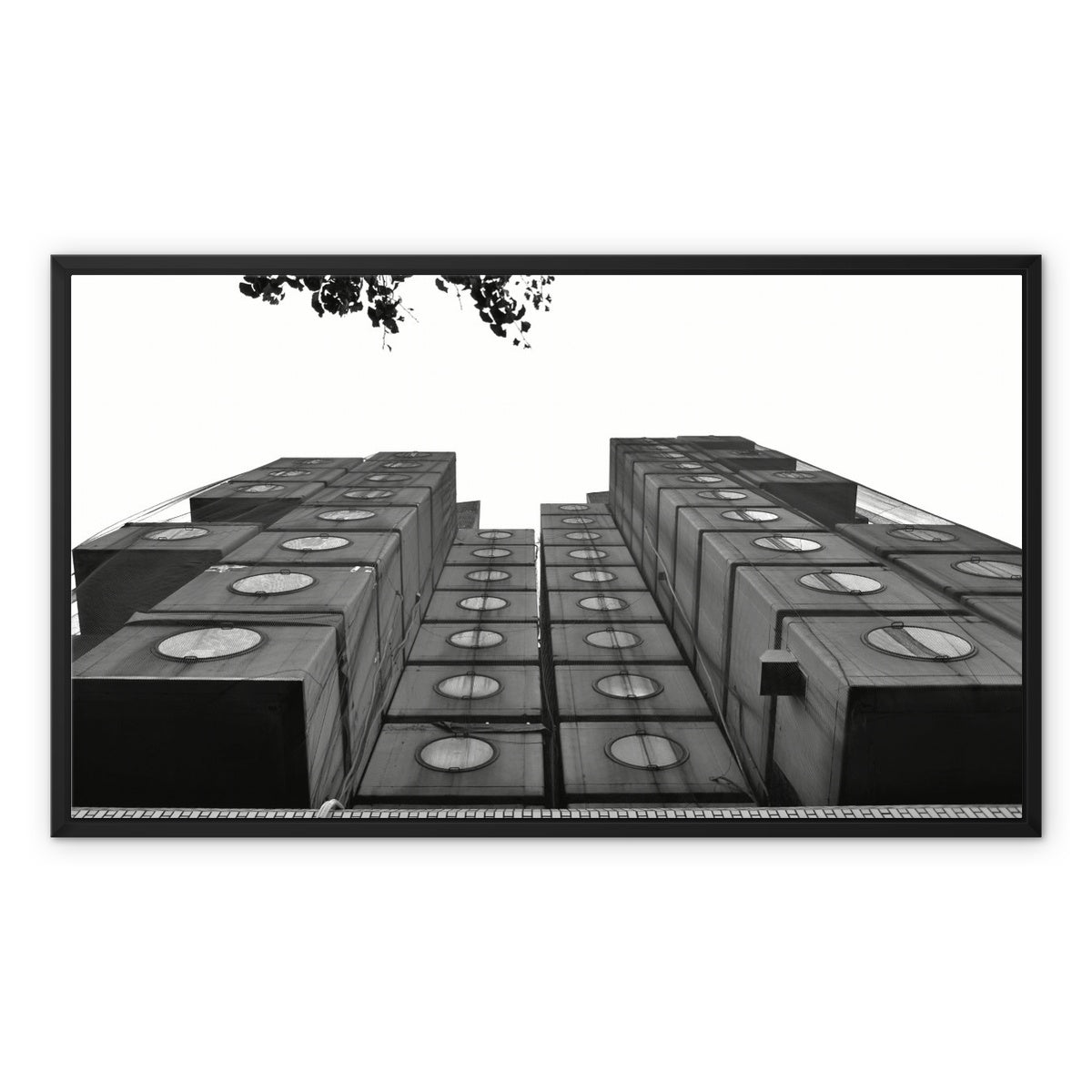 Architecture: Capsule Hotel Framed Canvas