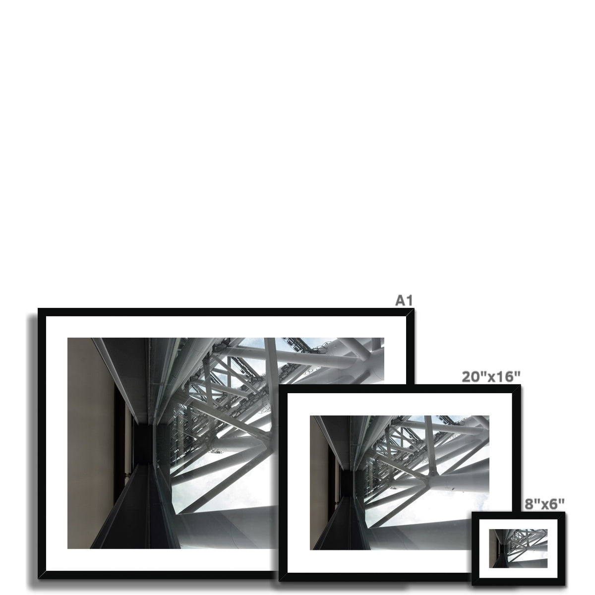 Steel Structure: Tokyo, Japan Framed & Mounted Print