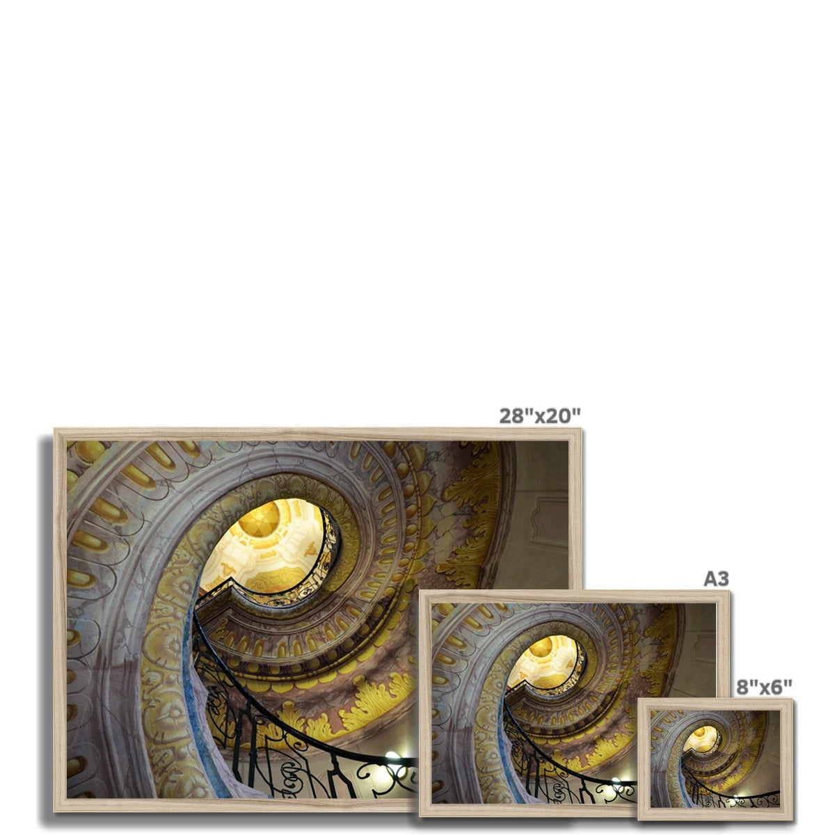 Architecture: Decorative Staircase Framed Print