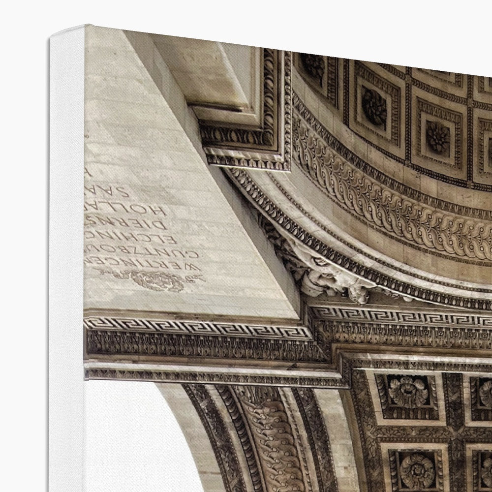 Architecture: Arc du Triomphe, Paris, France Canvas