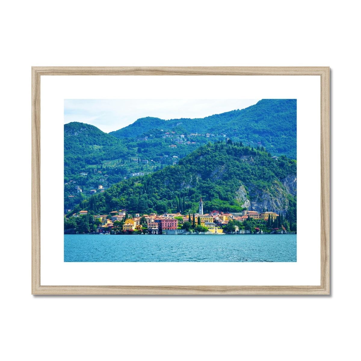 Landscape: Lake Como, Italy Framed & Mounted Print