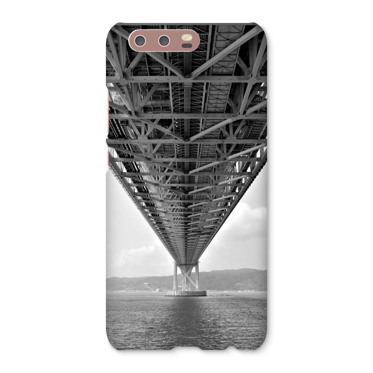 Engineering: Bridge Perspective, B&W Snap Phone Case