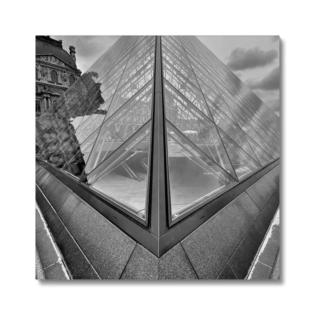 Architecture: Louvre, Paris, France Canvas