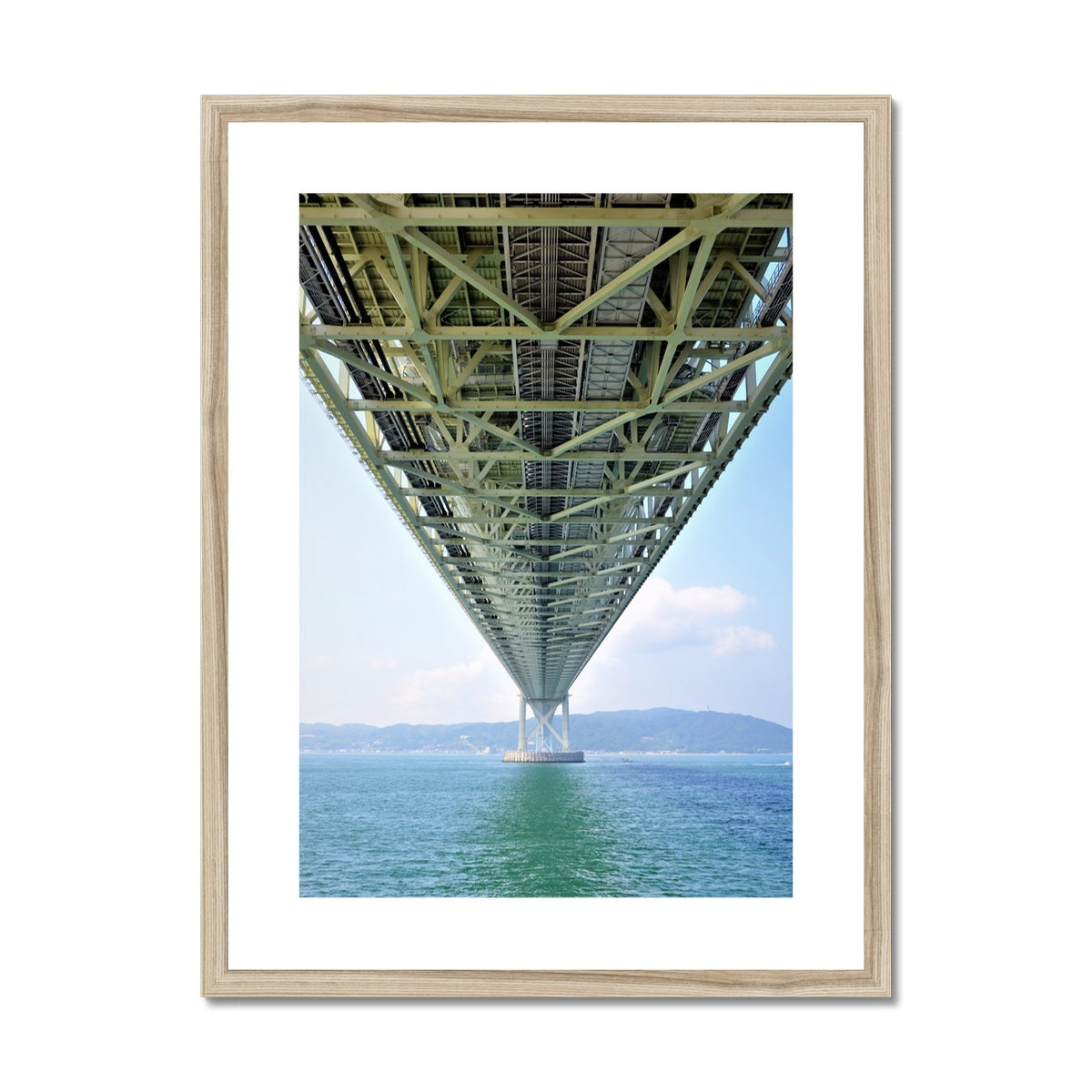 Engineering: Bridge Perspective Framed & Mounted Print