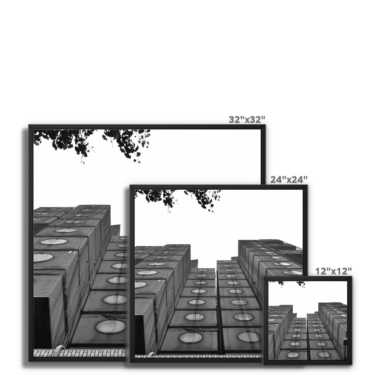 Architecture: Capsule Hotel Framed Canvas