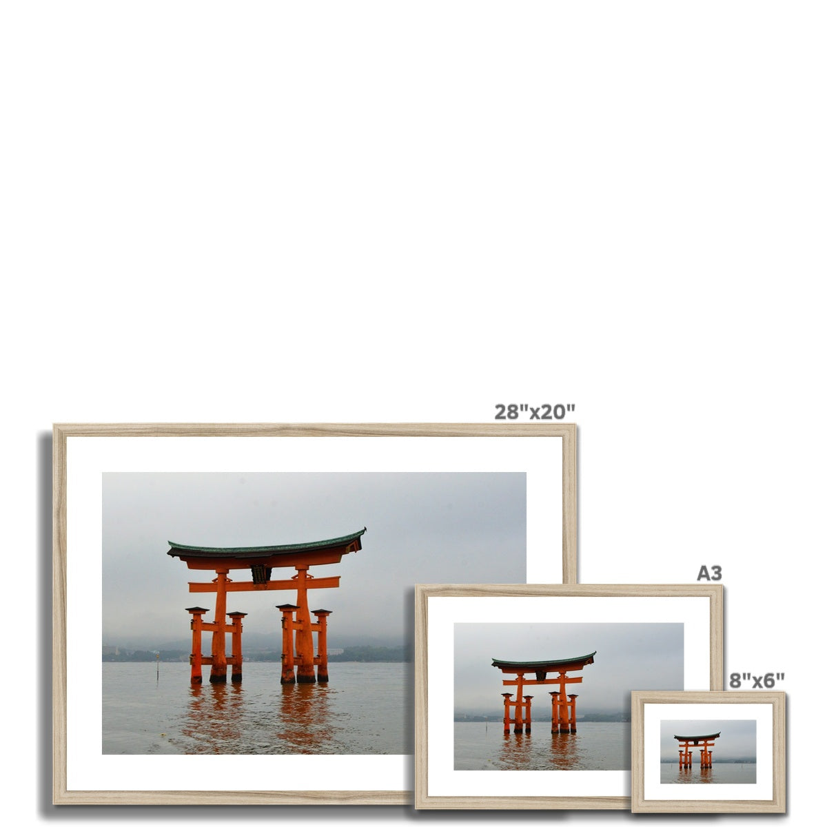 Architecture: Miyajima Gate, Japan Framed & Mounted Print