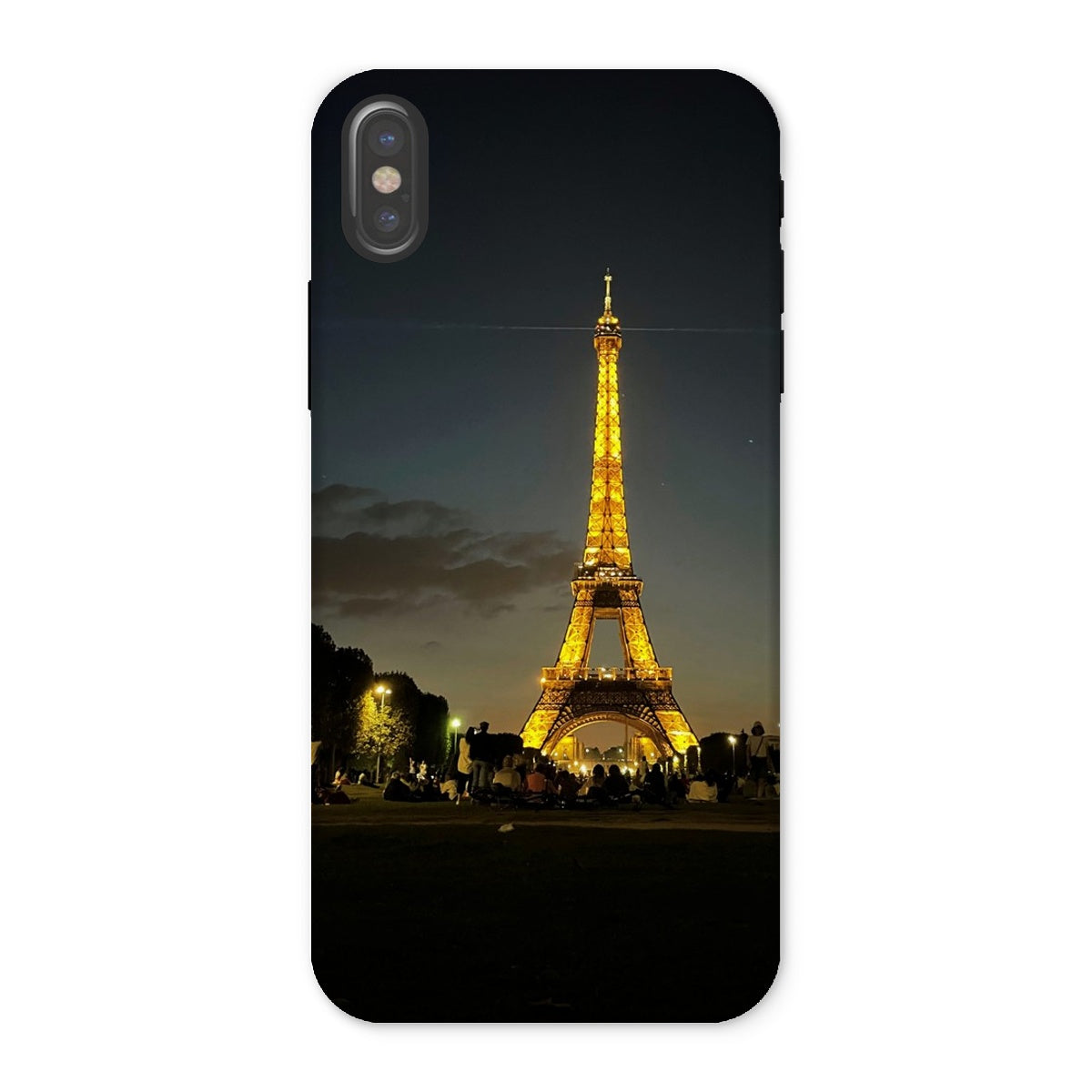 Architecture: Effiel Tower by Night, Paris, France Tough Phone Case