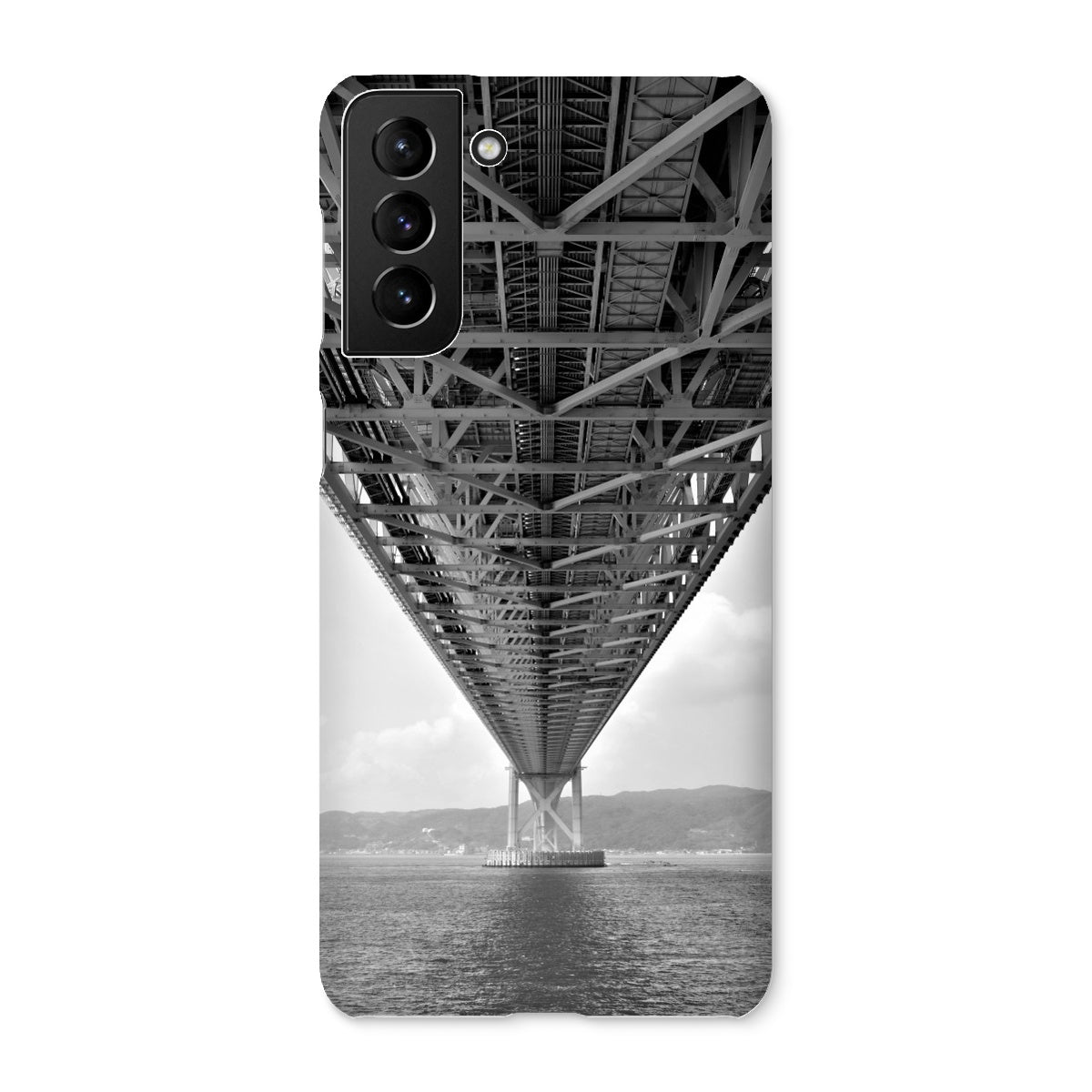 Engineering: Bridge Perspective, B&W Snap Phone Case