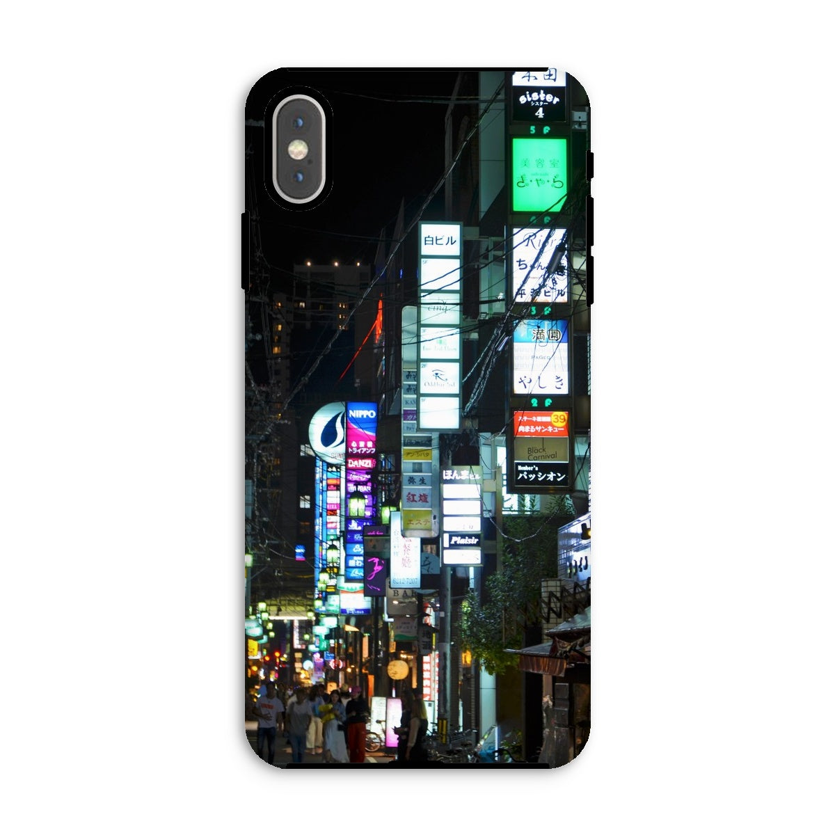 Streets: Neon Lights, Japan Tough Phone Case