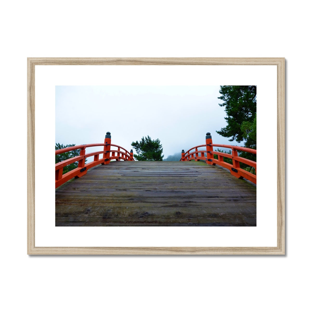 Symmetry: Bridge Framed & Mounted Print