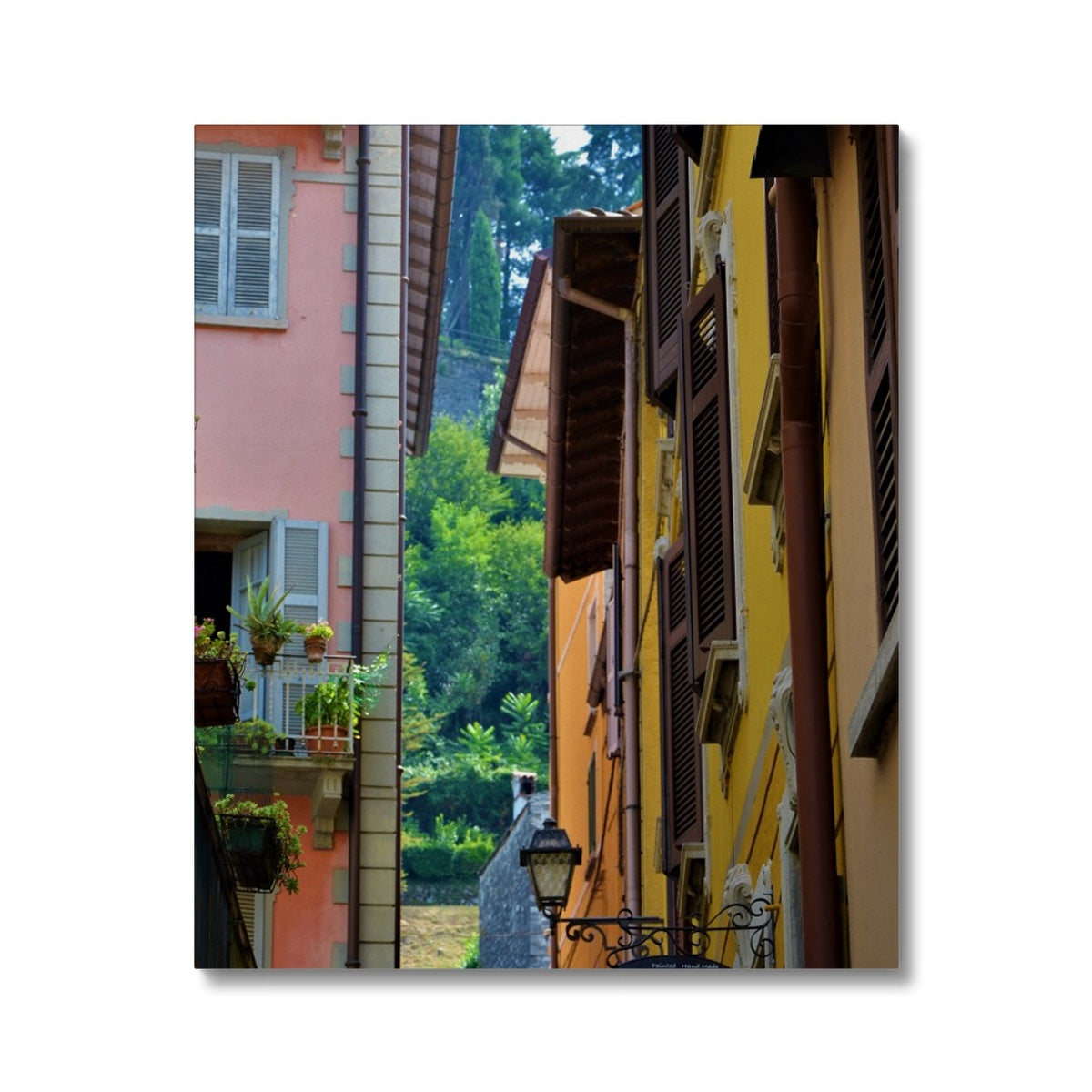 Streets: Como, Italy Canvas