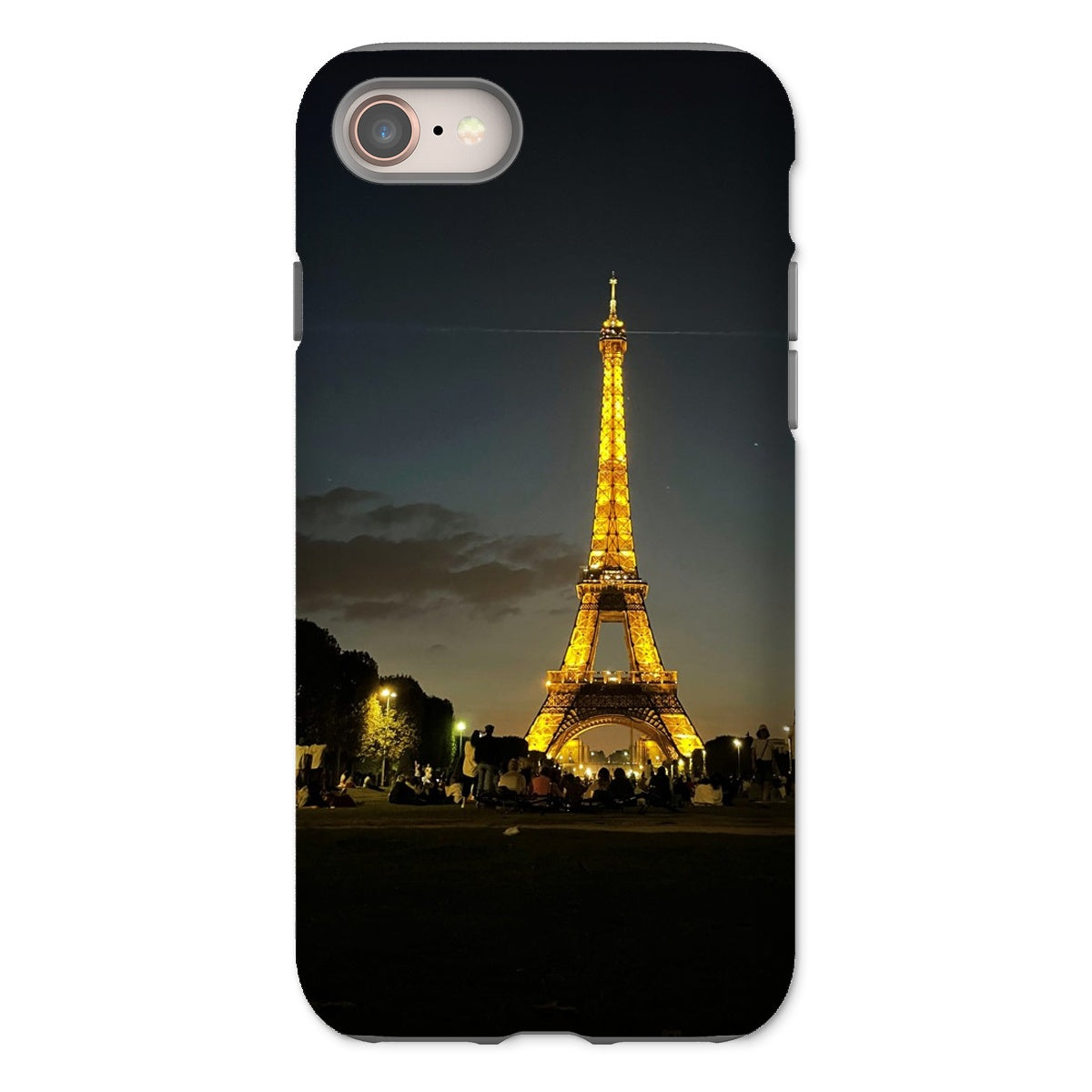 Architecture: Effiel Tower by Night, Paris, France Tough Phone Case