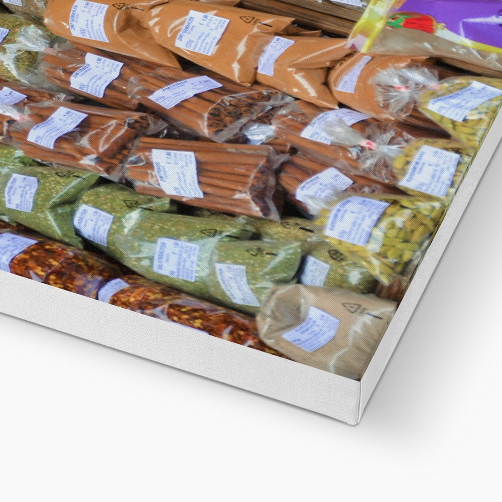 Food: Assortment of Spices Canvas