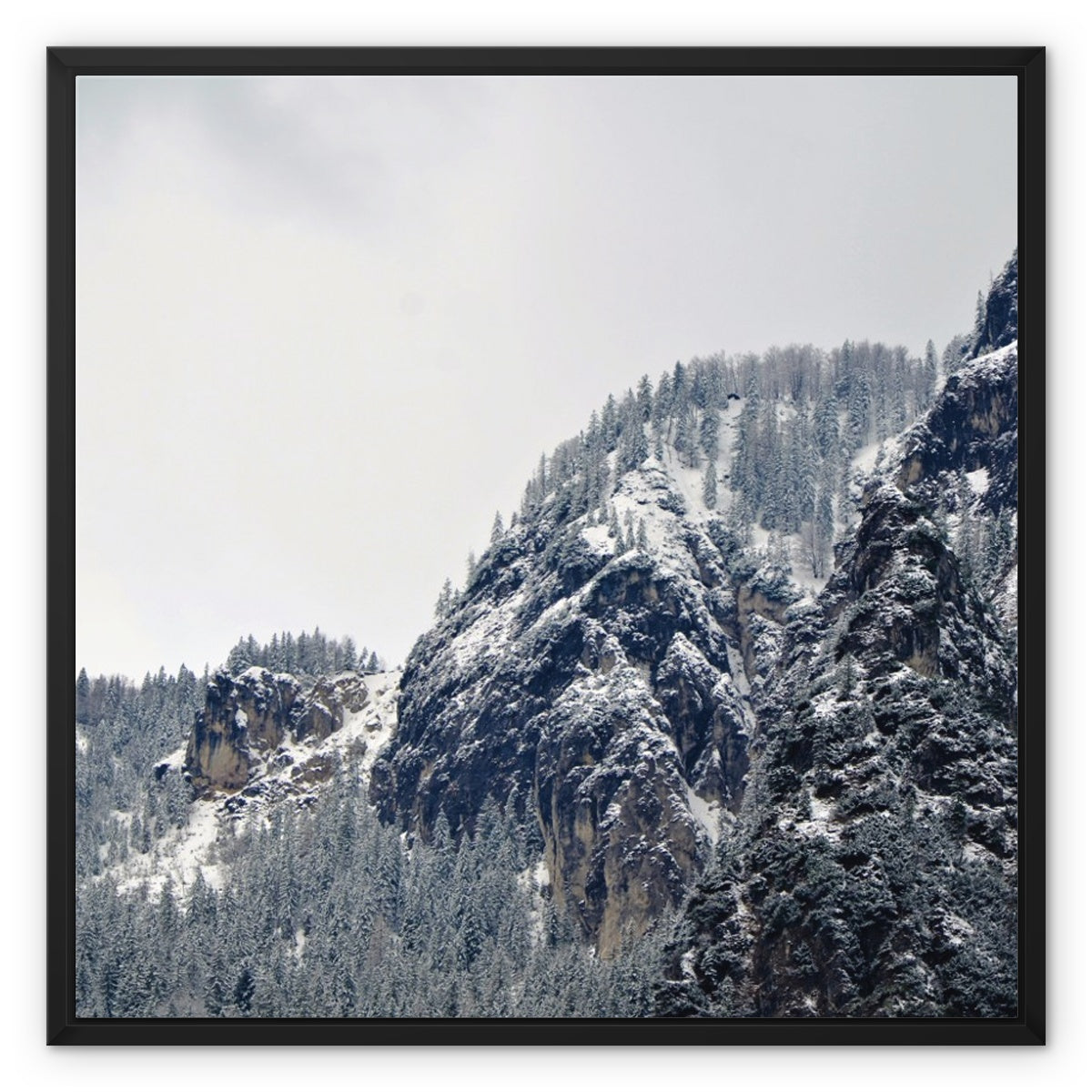 Mountain Landscape: Alps, Italy Framed Canvas