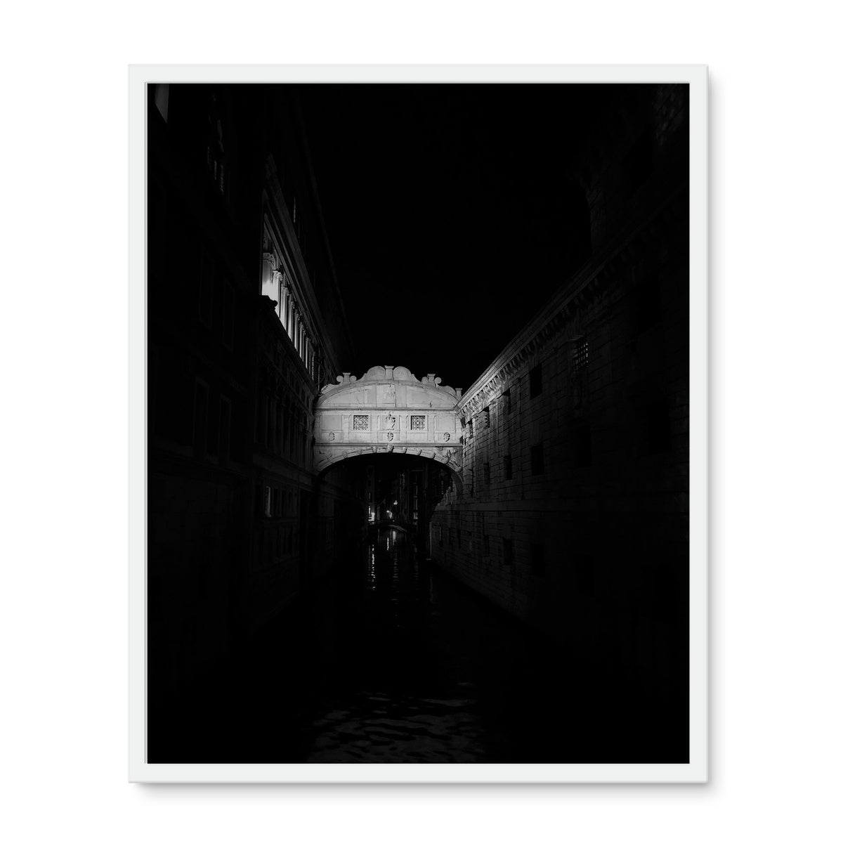 Architecture: Ponte dei Sospiri, Venezia, Italy Framed Photo Tile