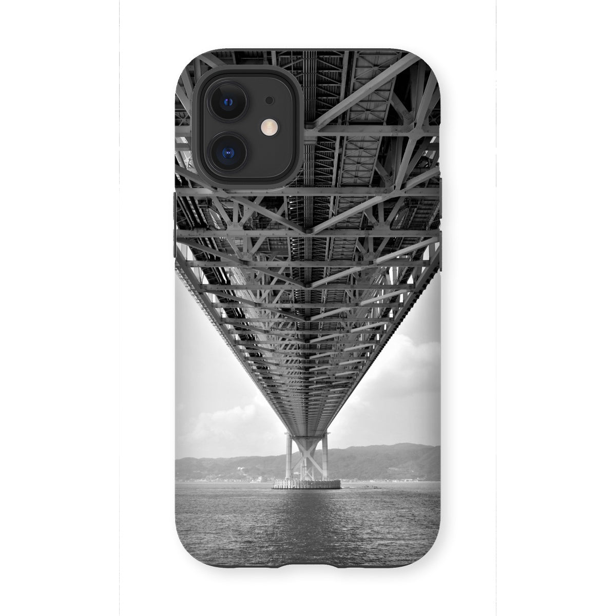 Engineering: Bridge Perspective, B&W Tough Phone Case