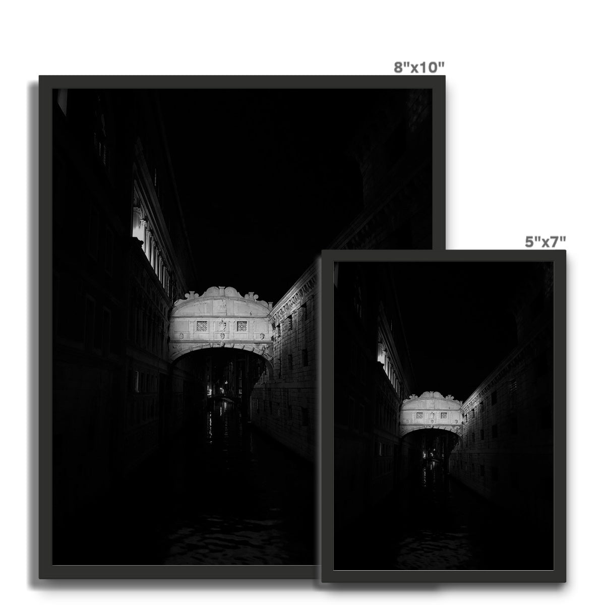 Architecture: Ponte dei Sospiri, Venezia, Italy Framed Photo Tile