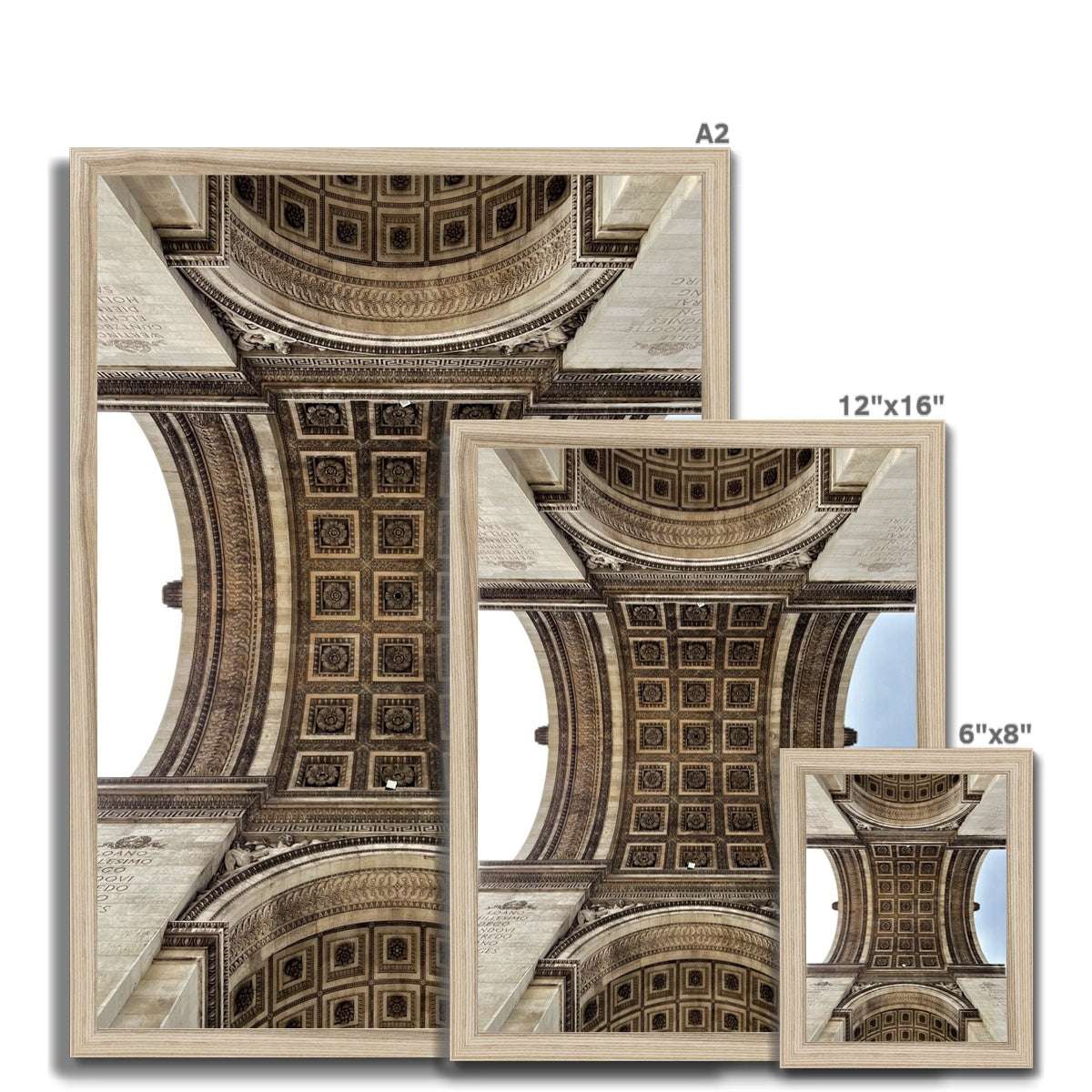 Architecture: Arc du Triomphe, Paris, France Framed Print