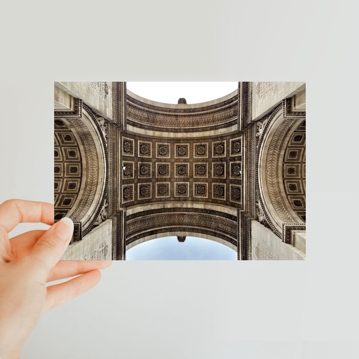 Architecture: Arc du Triomphe, Paris, France Classic Postcard