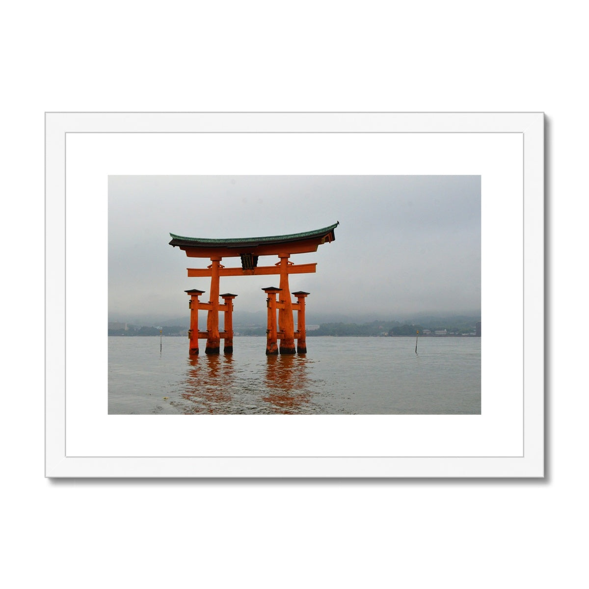 Architecture: Miyajima Gate, Japan Framed & Mounted Print