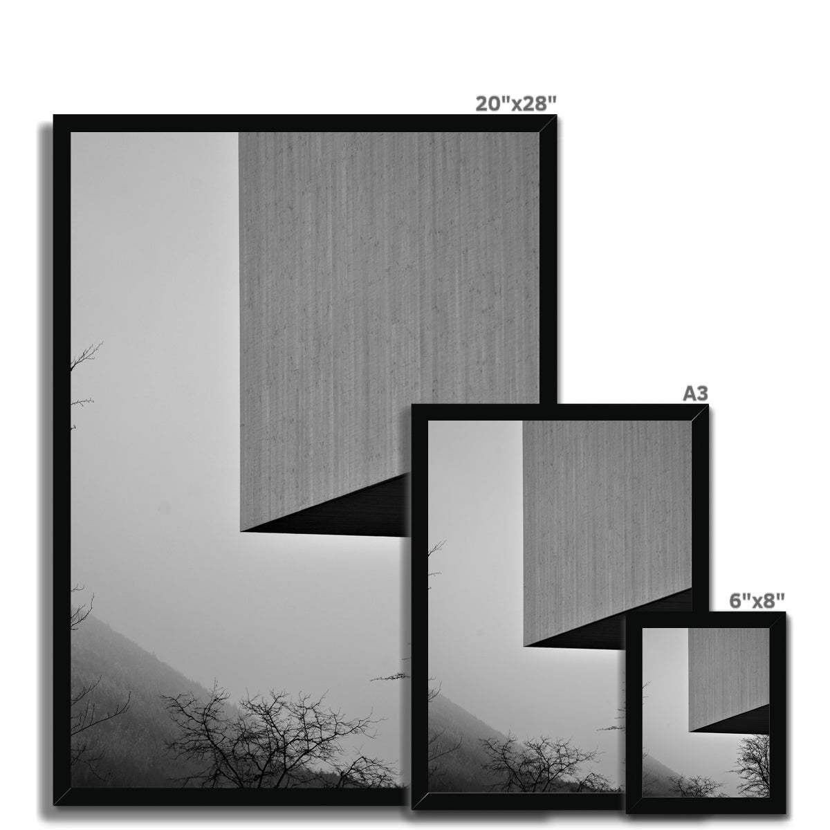 Architecture: Tension Framed Print