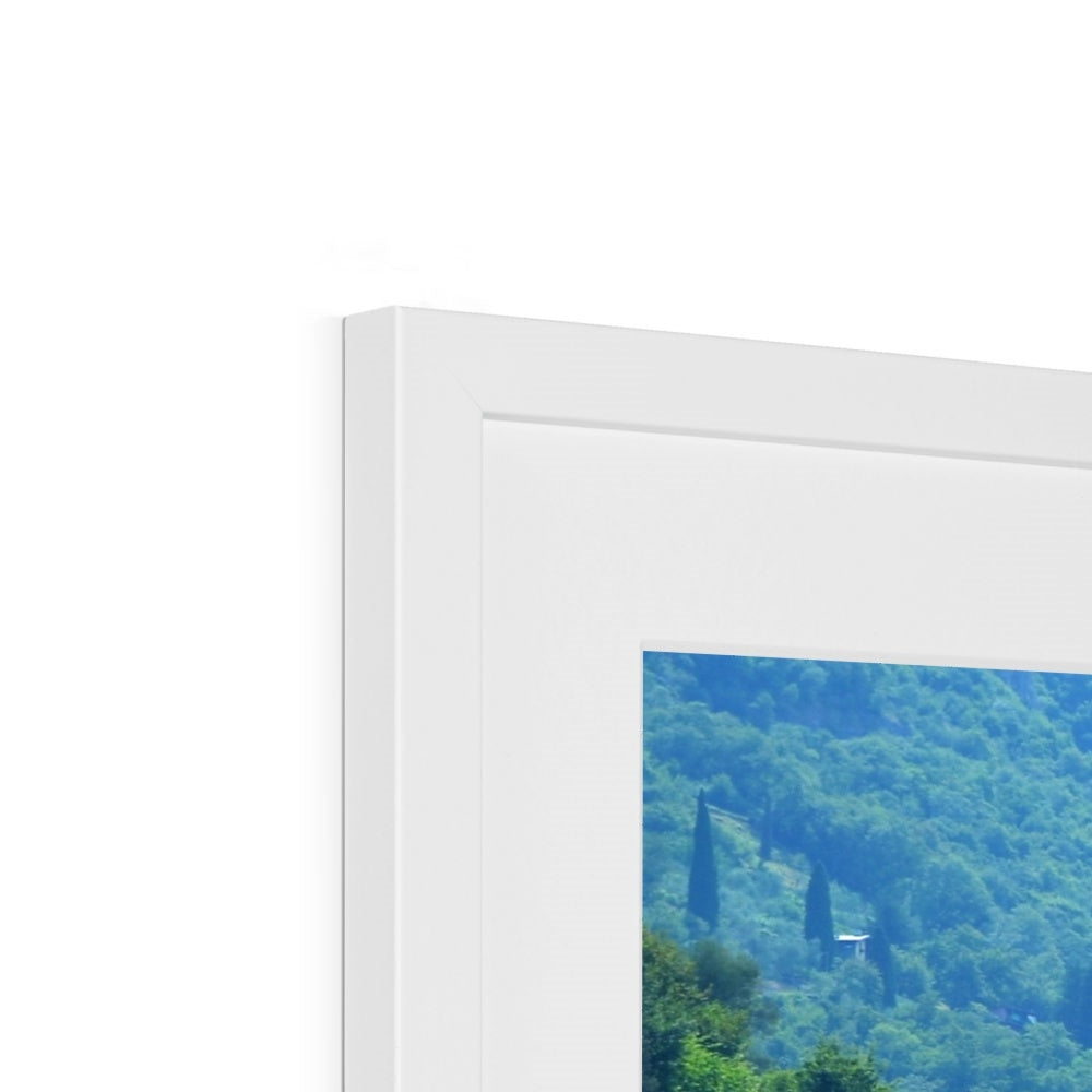 Streets: Lake Como, Italy Framed & Mounted Print