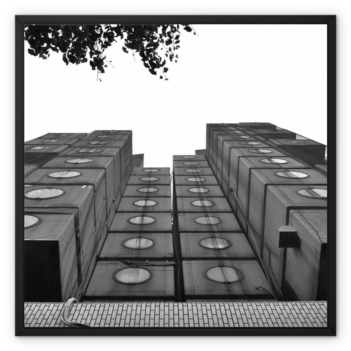 Architecture: Capsule Hotel Framed Canvas