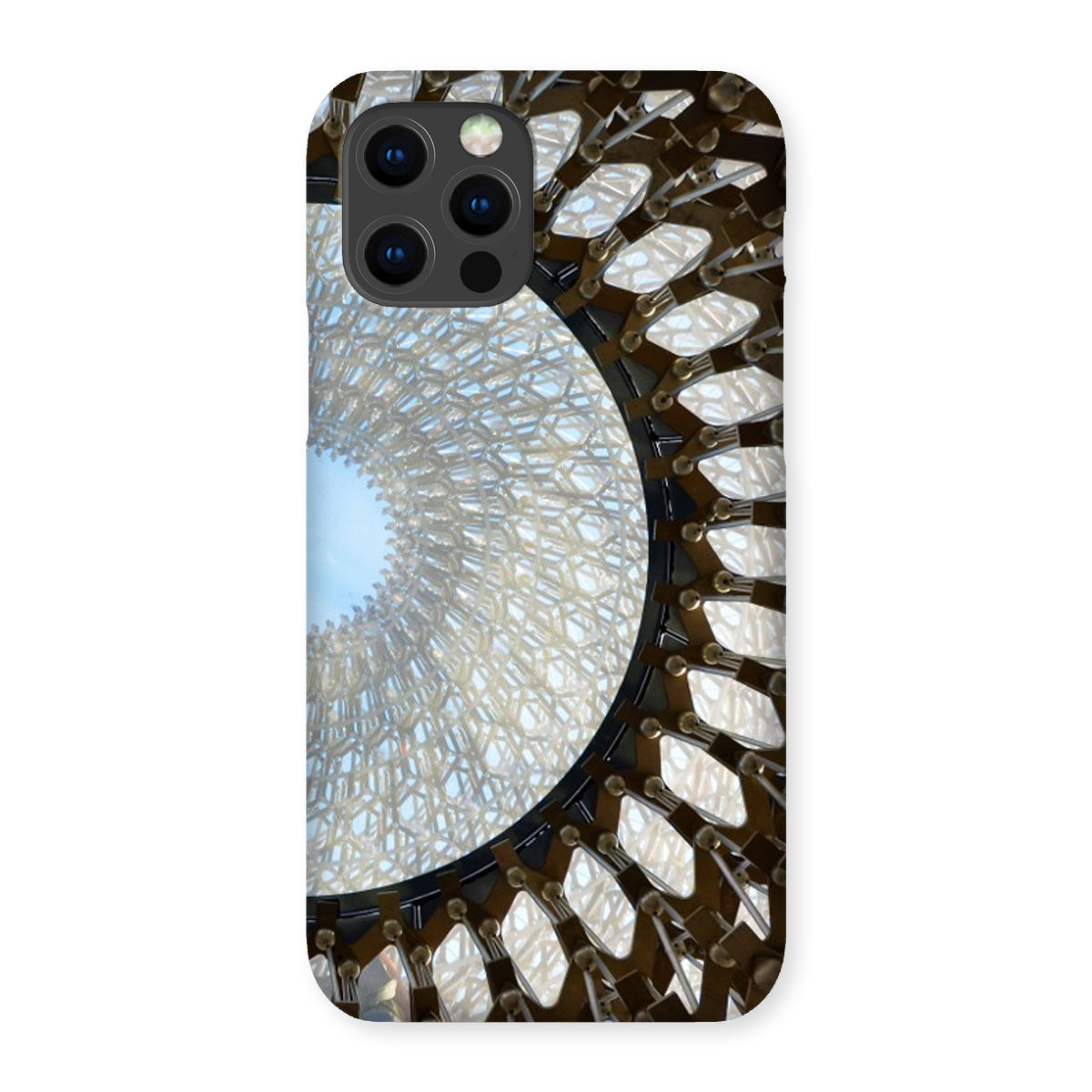 Focus: Mechanical Spiral Design Snap Phone Case