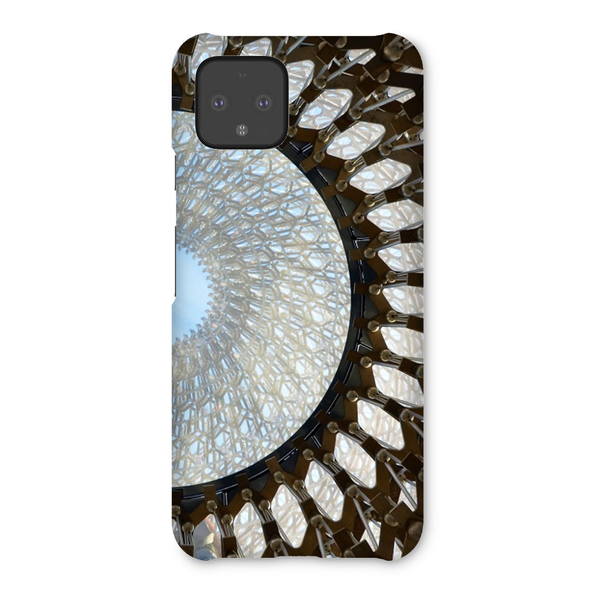 Focus: Mechanical Spiral Design Snap Phone Case